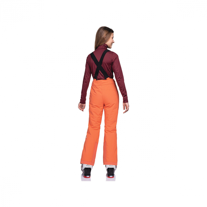 Pantaloni ski fete Schofel Joran coral orange [5]