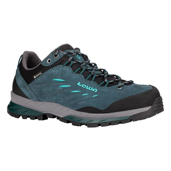 PANTOFI TREKKING DAMA LOWA DELAGO GTX LO PETROL/AQUAMARINE [2]