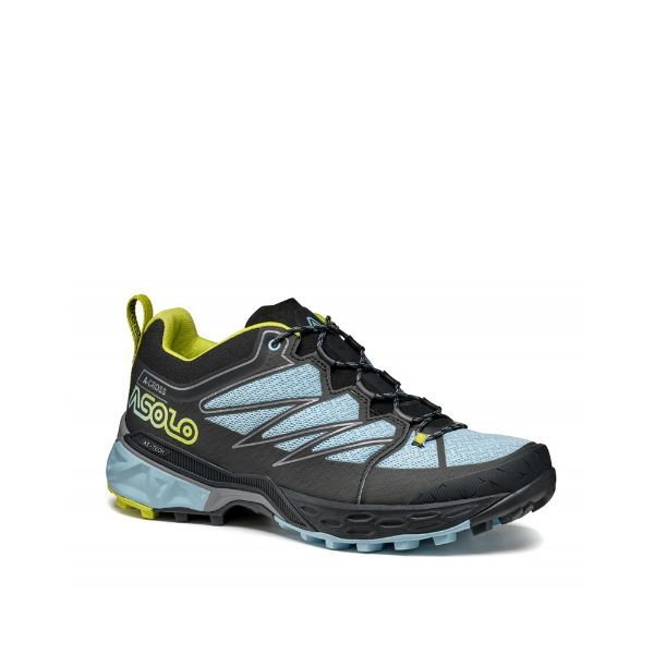 PANTOFI SPORT DAMA ASOLO SOFTROCK BLACK/CELADON/SAFETY YELLOW [1]