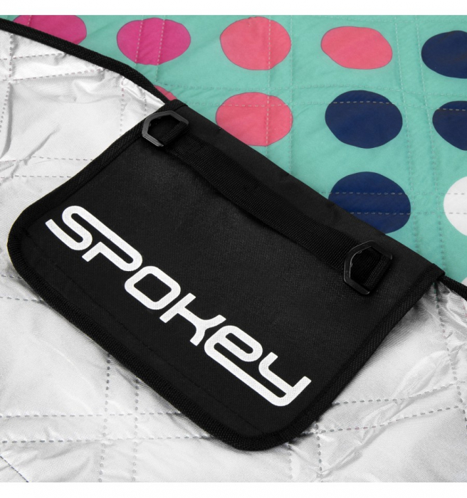 Patura camping / picnic rotunda, diametru 140 cm Spokey Picnic Dots [8]