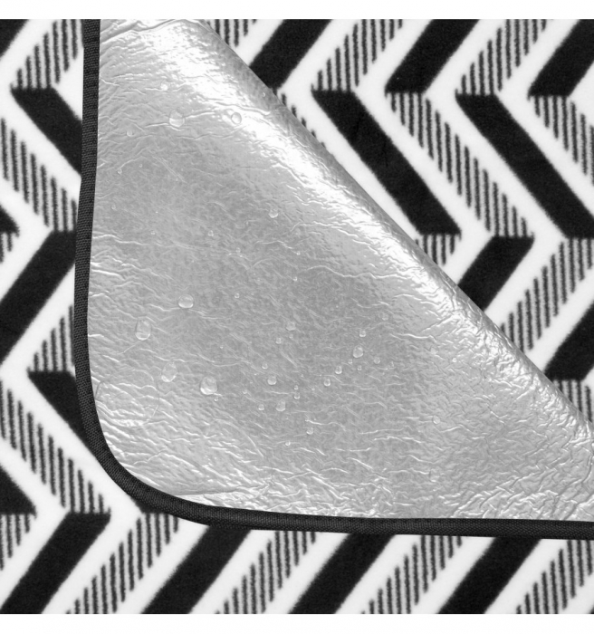 Patura camping / picnic Spokey Zigzag, impermeabila, 180 x 210 cm [2]