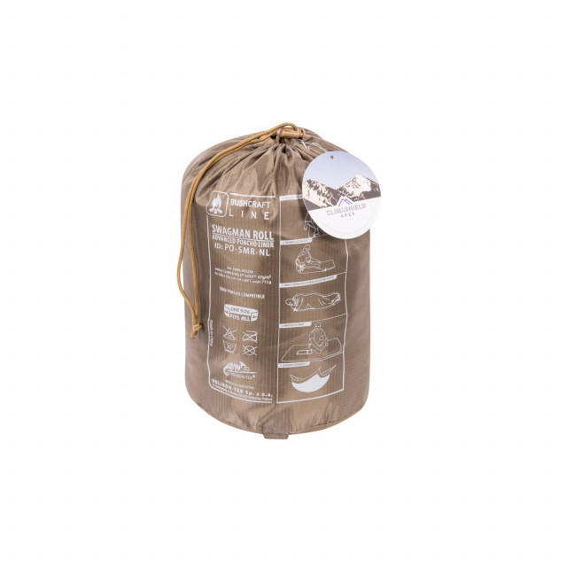 Patura multifunctionala Helikon Tex Swagman Roll Poncho Coyote Brown 145 x 200 cm [8]
