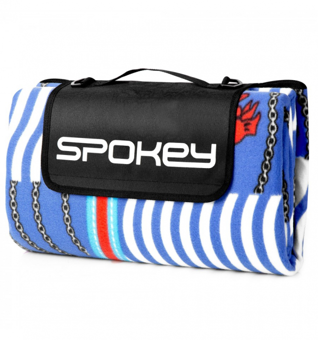 Patura picnic impermeabila 150x180 cm Spokey Picnic Amber, captusita cu aluminiu [3]