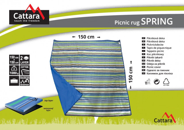 Patura picnic Cattara Spring 150x150 cm [5]