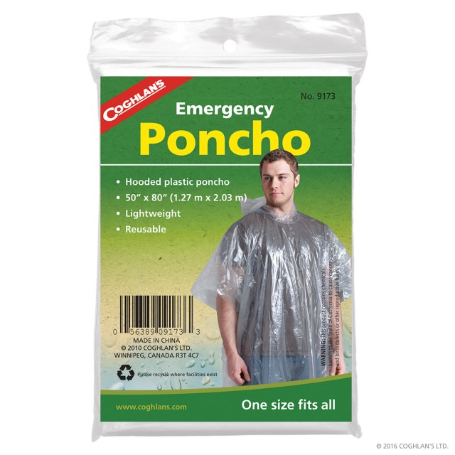 Poncho transparent pentru ploaie Coghlans [1]