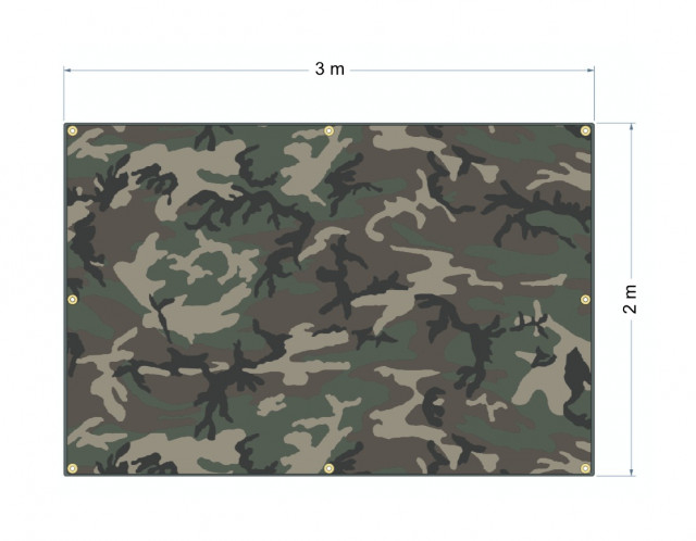 Prelata impermeabila 2x3 m Cattara [3]