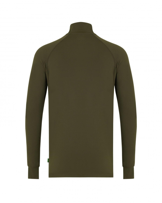 Pulover barbati Korda thermal mock neck ls dark olive [2]