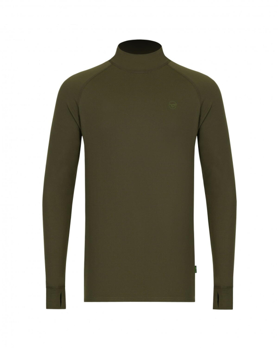 Pulover barbati Korda thermal mock neck ls dark olive [1]
