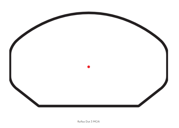 Red Dot Hawke Frontier Reflex Sight 1X30 weaver / docter 3 MOA [2]