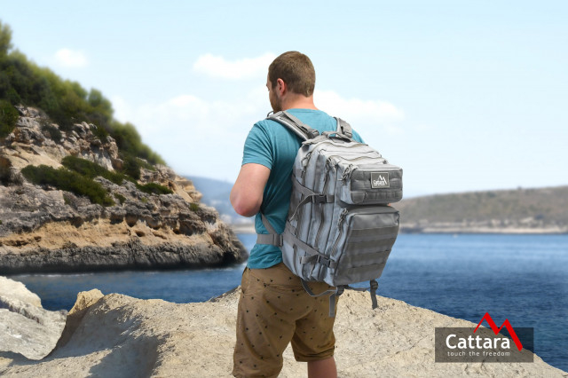 Rucsac 45 litri gri Cattara [7]