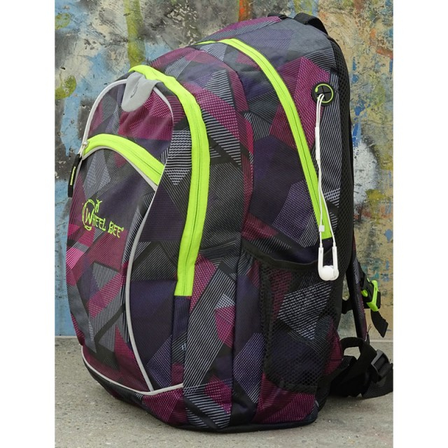 Rucsac Wheel Bee Night Vision mov cu LED [7]