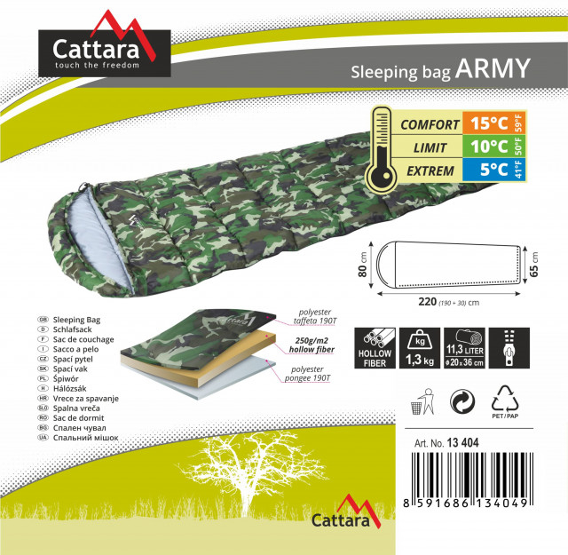 Sac de dormit army Cattara 5°C [2]