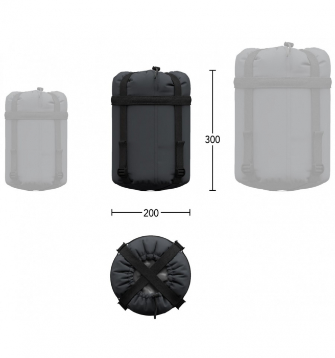 Sac de dormit Hannah Sherpa 160 MT-P, extrem -16 °C, fermoar dreapta [3]