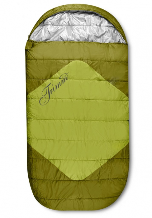 Sac de dormit Trimm Divan 195 cm, fermoar dreapta, verde [1]