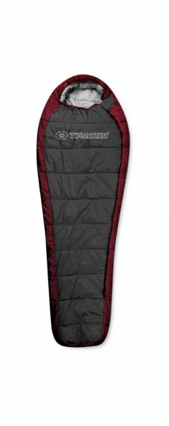 Sac de dormit iarna Trimm Arktis, 195 cm, fermoar dreapta, dark grey – red [1]