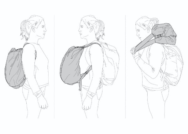 Sac pentru coarda Petzl split 25 l orange [3]