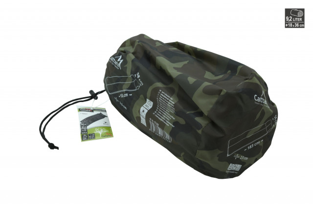 Saltea autogonflabila cu perna Cattara Navy 183 x 58 x 2.5 cm [6]