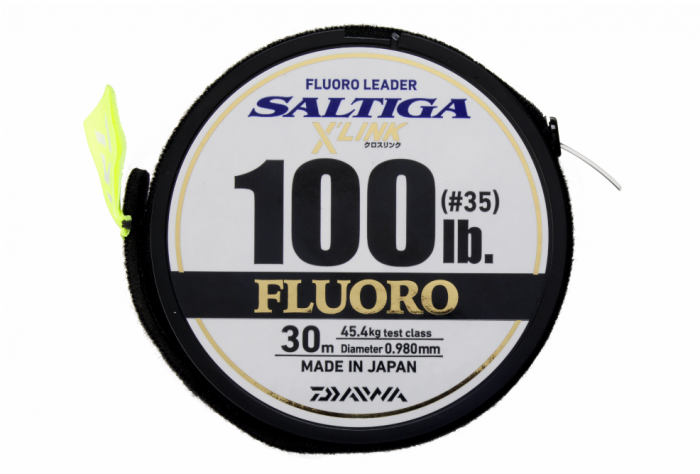 Fir fluorocarbon leader Daiwa Saltiga FC Leader X Link 0.26 mm, 16 lbs, 30 m [3]