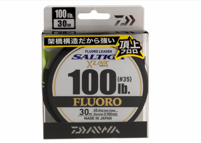 Fir fluorocarbon leader Daiwa Saltiga FC Leader X Link 0.43 mm, 25 lbs, 30 m [2]