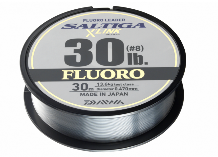 Fir fluorocarbon leader Daiwa Saltiga FC Leader X Link 0.47 mm, 30 lbs, 30 m [1]