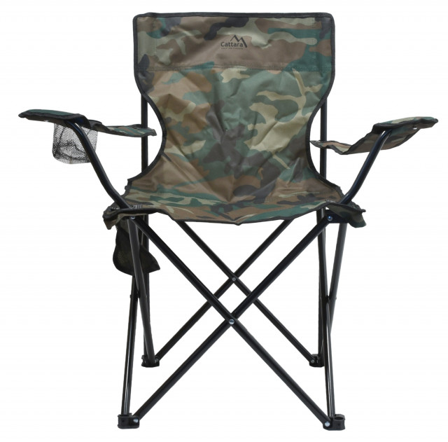 Scaun pliabil camping Cattara Bari Army camo, husa inclusa [2]