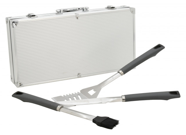 Set 11 ustensile pentru gratar Cattara gama Grey [3]