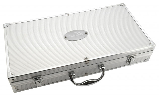 Set ustensile pentru gratar Cattara, 11 piese, cu cutie transport [5]