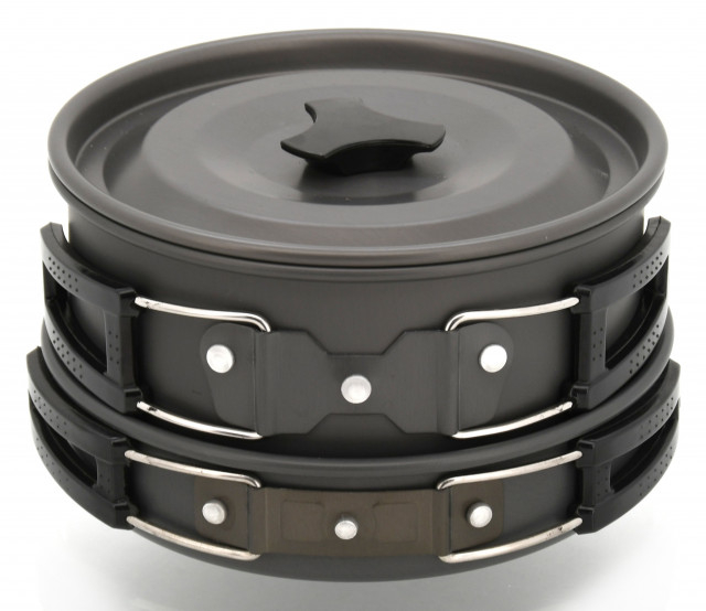 Set 3 vase de gatit camping Cattara [8]