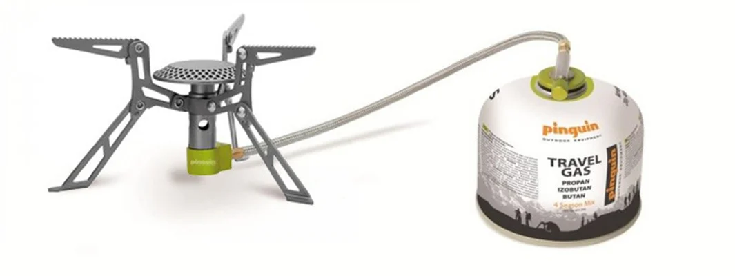 Set arzator drumetie Pinguin Mantis Titan + 2 butelii gaz 230 g [4]