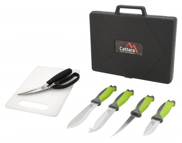 Set de cutite cu tocator si foarfeca Cattara [4]