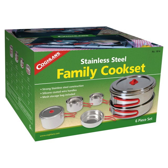 Set de vase din otel pentru gatit Coghlans [3]