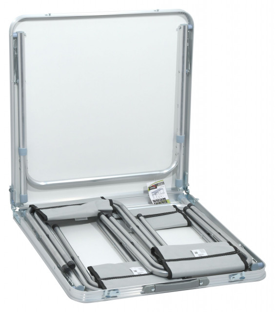 Set pliabil masa + 4 scaune double Cattara gri [8]