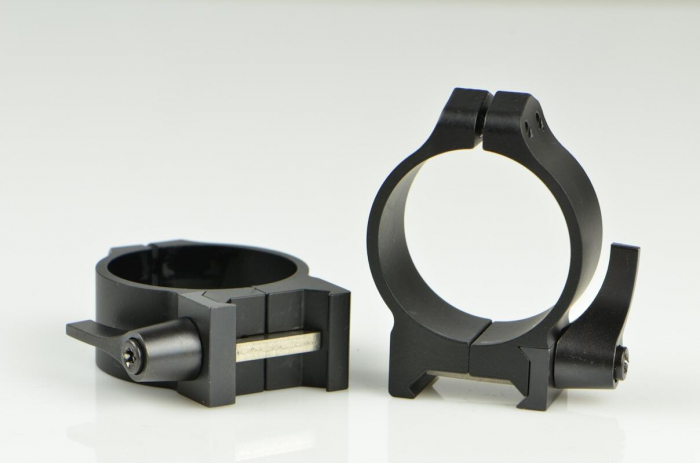 SET INELE PRINDERE QUICK WEAVER 34 MM, OBIECTIV 30-42 MM WARNE SCOPE MOUNTS [1]