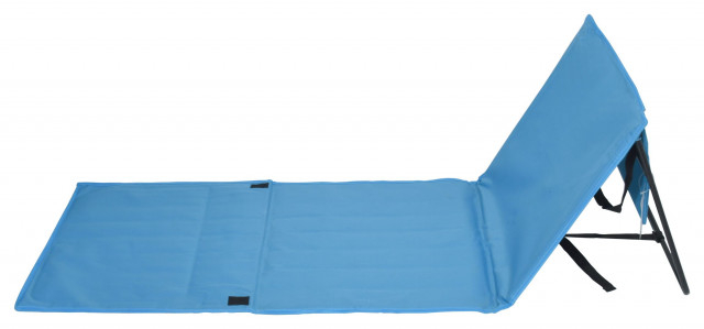 Sezlong pliabil pentru plaja / camping Cattara Korfu albastru [3]