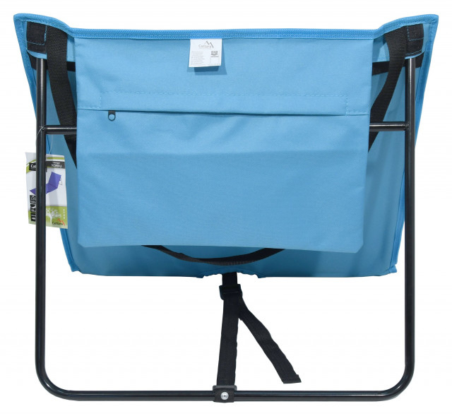 Sezlong pliabil pentru plaja / camping Cattara Korfu albastru [4]