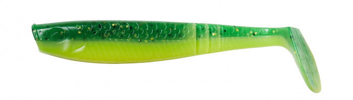 SHAD RON THOMPSON PADDLE TAIL 8 CM/3,5G UV GREEN LIME, 4 BUC / PLIC [1]