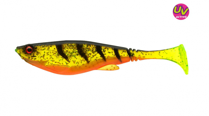 Shad Daiwa Prorex belly, 11 cm, 4 buc / plic, ghost firetiger [1]