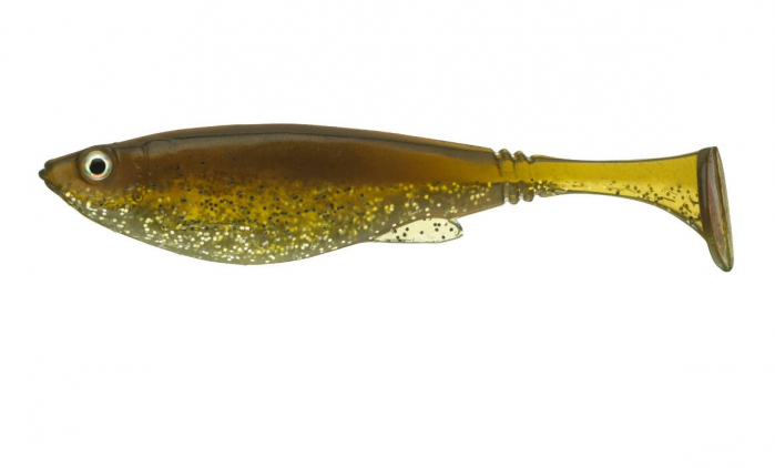 Shad Daiwa Prorex belly, 11 cm, 4 buc / plic, golden shiner [1]