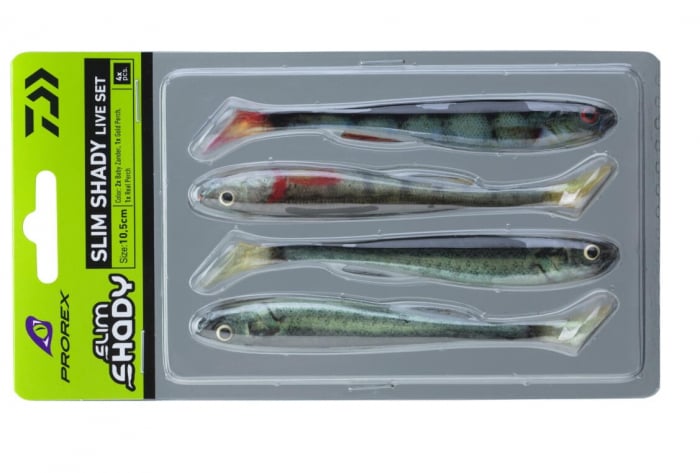 SHAD DAIWA PROREX REAL SLIM LIVE 10,5CM/COLOR SET/4BUC/PL [1]