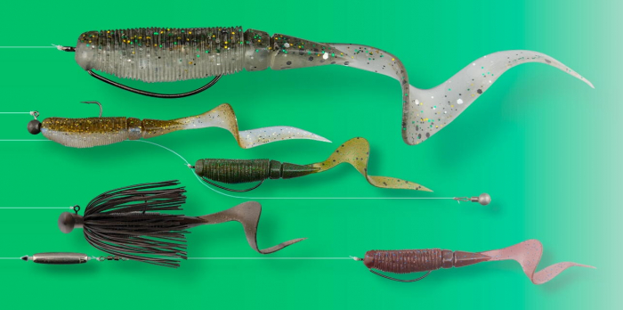 Shad Jackall Rhythm grub, 6 cm, prism shad, 4 buc / plic [2]