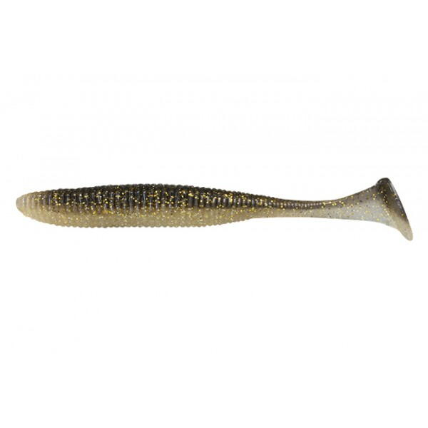 SHAD JACKALL RHYTHM WAVE 3,8 INCH GOLD   BLACK SHAD JACKALL 8 BUC / PLIC [1]
