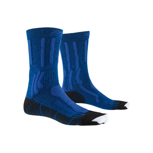 SOSETE BARBATI X-BIONIC TREK X MERINO LAKE BLUE MELANGE/DOLOMITE GREY [1]