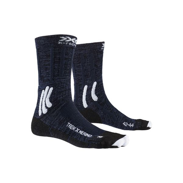SOSETE X-BIONIC TREK X MERINO MIDNIGHT BLUE/ARCTIC WHITE [1]
