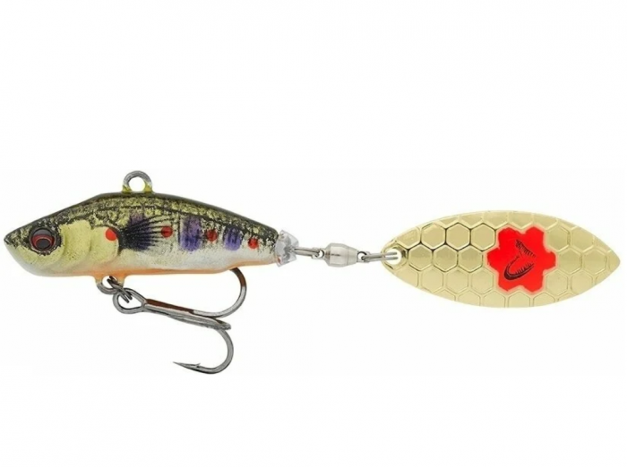 SPINNERTAIL SAVAGE GEAR 3D STICKLEBAIT TAILSPIN 7,3CM/9G SINKING BROWN TROUT SMOLT [1]