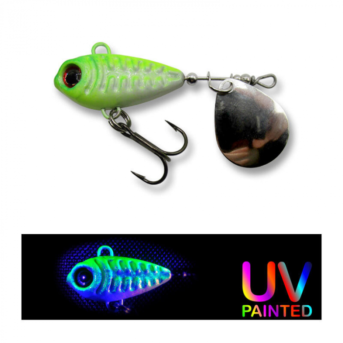 SPINNERTAIL BERTI SKELETONIK PRO WHITE/CHARTREUSE 18 GRAME [1]