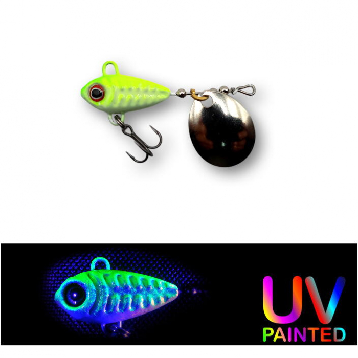 SPINNERTAIL BERTI SKELETONIK PRO WHITE/CHARTREUSE 6 GRAME [1]