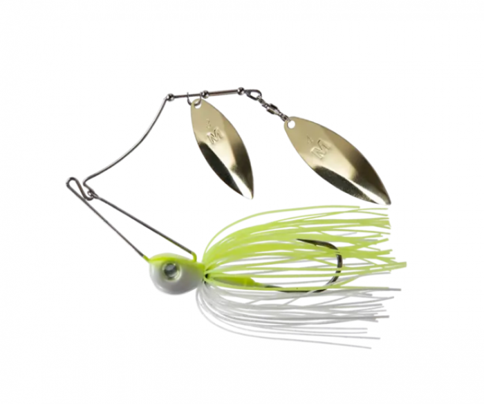 SPINNERBAIT MUSTAD ARM LOCK 14 GRAME, CHARTREUSE WHITE [1]