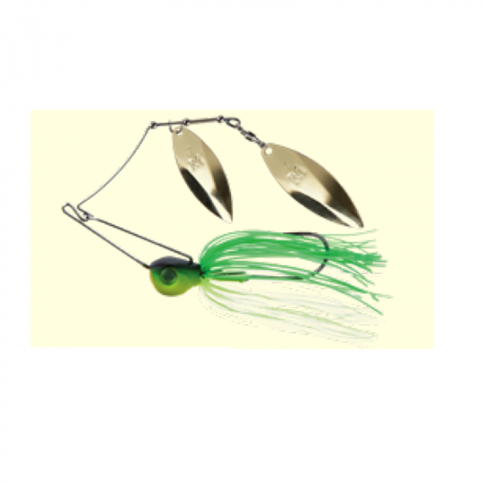 SPINNERBAIT MUSTAD ARM LOCK 7 GRAME, LIME CHART [1]