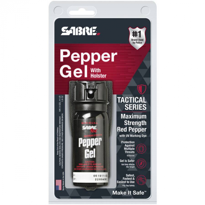 Spray autoaparare cu piper gel Sabre 50 g cu suport inclus [4]