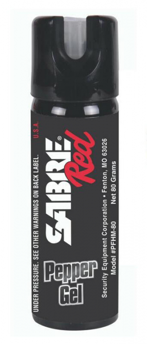 Spray autoaparare piper gel Sabre 61,5 g cu suport inclus [1]